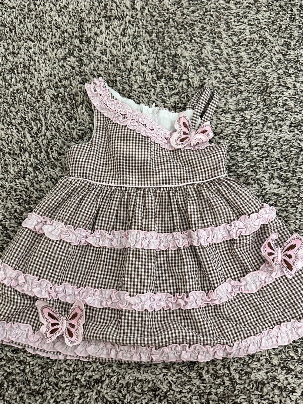 Vintage toddler gingham dress
